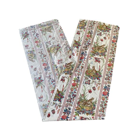 Scalamandre "Bengal Stripe" fabric vintage swatch light weight - Picture 2 of 12